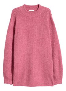 H&m Pink Knit Pullover Sweater