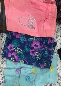 Shorts and skort combo of 3