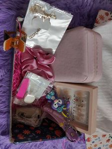 Jewellery Box With Accessories Combo