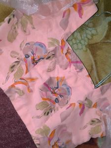 Floral Peach Lehanga