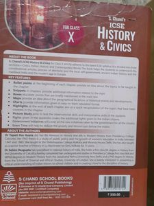 Class 10 , ICSE History &amp; Civics Book