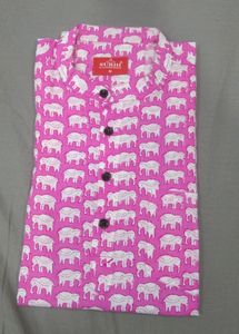 Mens Printed Kurta Shirt