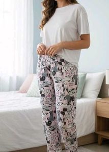 Cute Dog Print Pajama Set