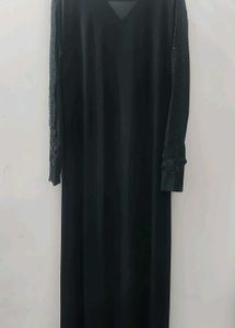 Lycra Black Abaya