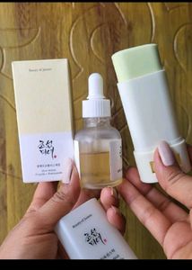 Elf Concealer+Beauty Of Joseon Glow Serum+sunscree