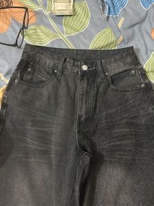 Wide Leg Denim Jeans