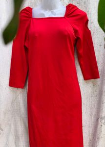Red Midi Dress