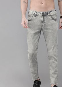 Roadster Gray Denim Skinny Jeans