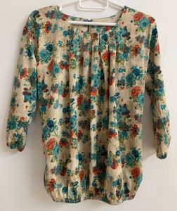 Floral Balloon Top