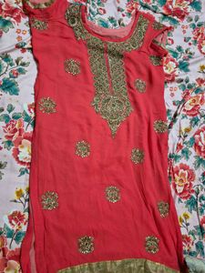 Pretty Color Handwork Heavy Suit 3 Piece Sui