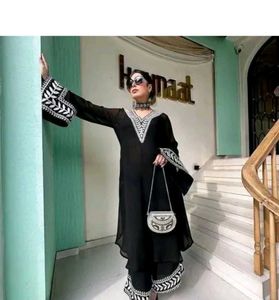 Elegant Black Kurta Set