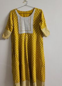 Mustard Yellow Kurta