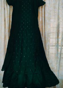 Emerald Green Embellished Dress
