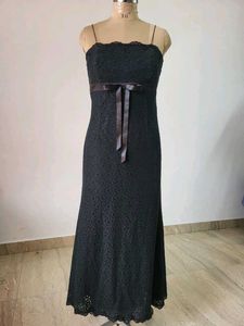 Black Lace Gown