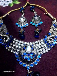 sort nekles oxidis jewellery set