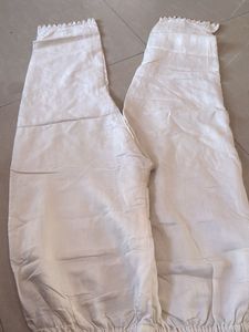 White Embroidered Kurti Set