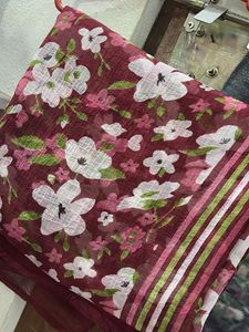 🌸Floral Shiffon Saree✨