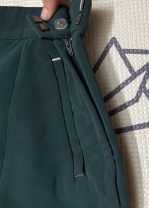 Green Casual Shorts