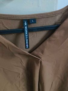 🤎 Trendy Brown Loose-Fit Top For Sale