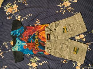 Boys Clothing Bundle - Spiderman Shirt