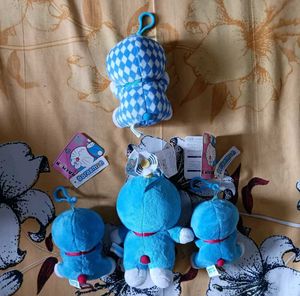 Authentic Doraemon Plush Keychain