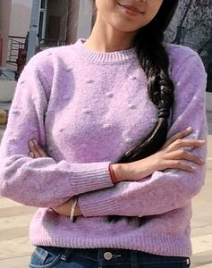 Lavender Knit Sweater