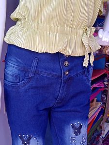 Yellow Striped Top