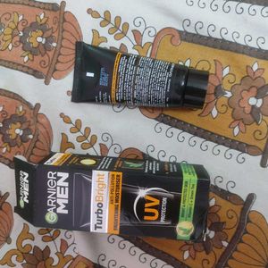 Garnier Men TURBO BRIGHT UV protection
