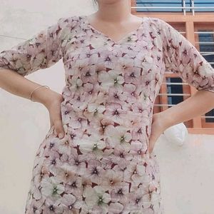 Floral Print Midi Dress