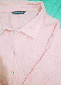 Pink Button-Down Shirt