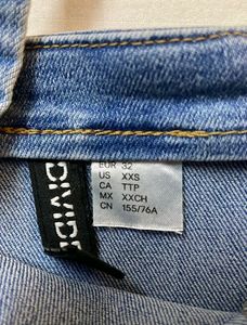 Fitted Denim H&amp;m Dress