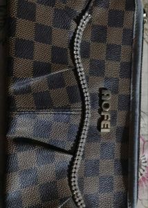 Checkered Wallet For Women