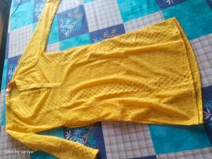 Mens Yellow Kurta