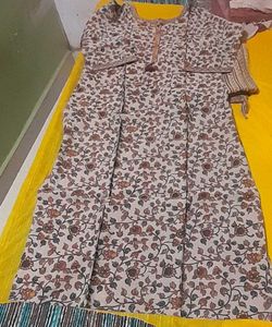 Floral Print Kurti Set