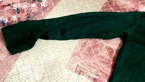 Elegant Forest Green Cotton Shirt | Unisex