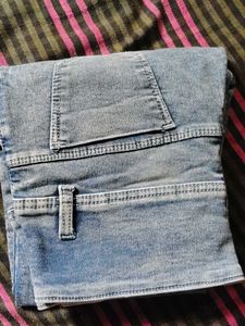 Stylish Grey Blue Jeans