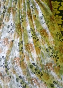 White & Multi Colour Top 3 Fourth Sleeves