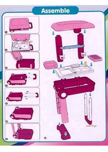 Kids Kitchen Playset with Suitcase