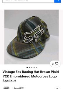 Vintage Fox Riders Co Cap.