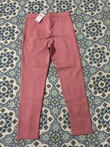 Pink Stretchable Jeggings