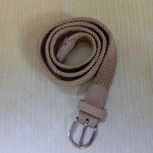 Stretchable Beige Belt.