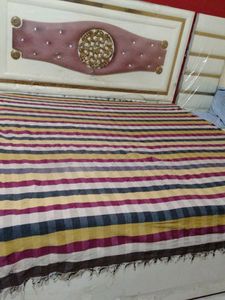 Multi Colour Bed Sheet ,💐