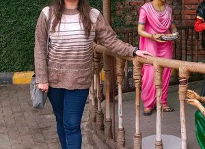 Brown And Cream Sweatshirt