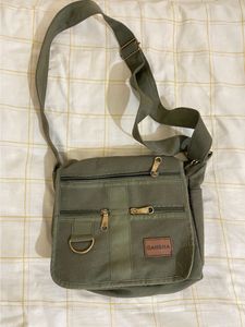Olive Messenger Bag