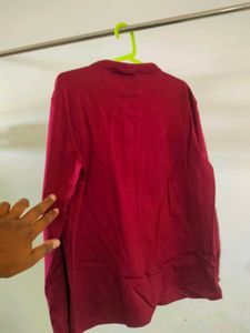 Maroon Casual Shirt