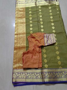 Green Pattu Saree