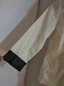 Vintage-Style Cream &amp; Brown Beautiful Shirt