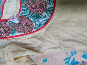 Heavy Embroiderer Patch Work Anarkali Kurti