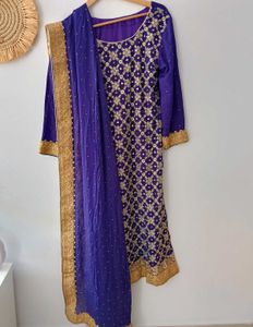 Royal Purple Glamorous Ethnic Set