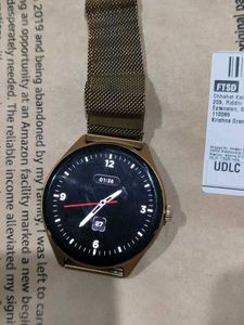 Elegant Gold smart Watch by fire-boltt